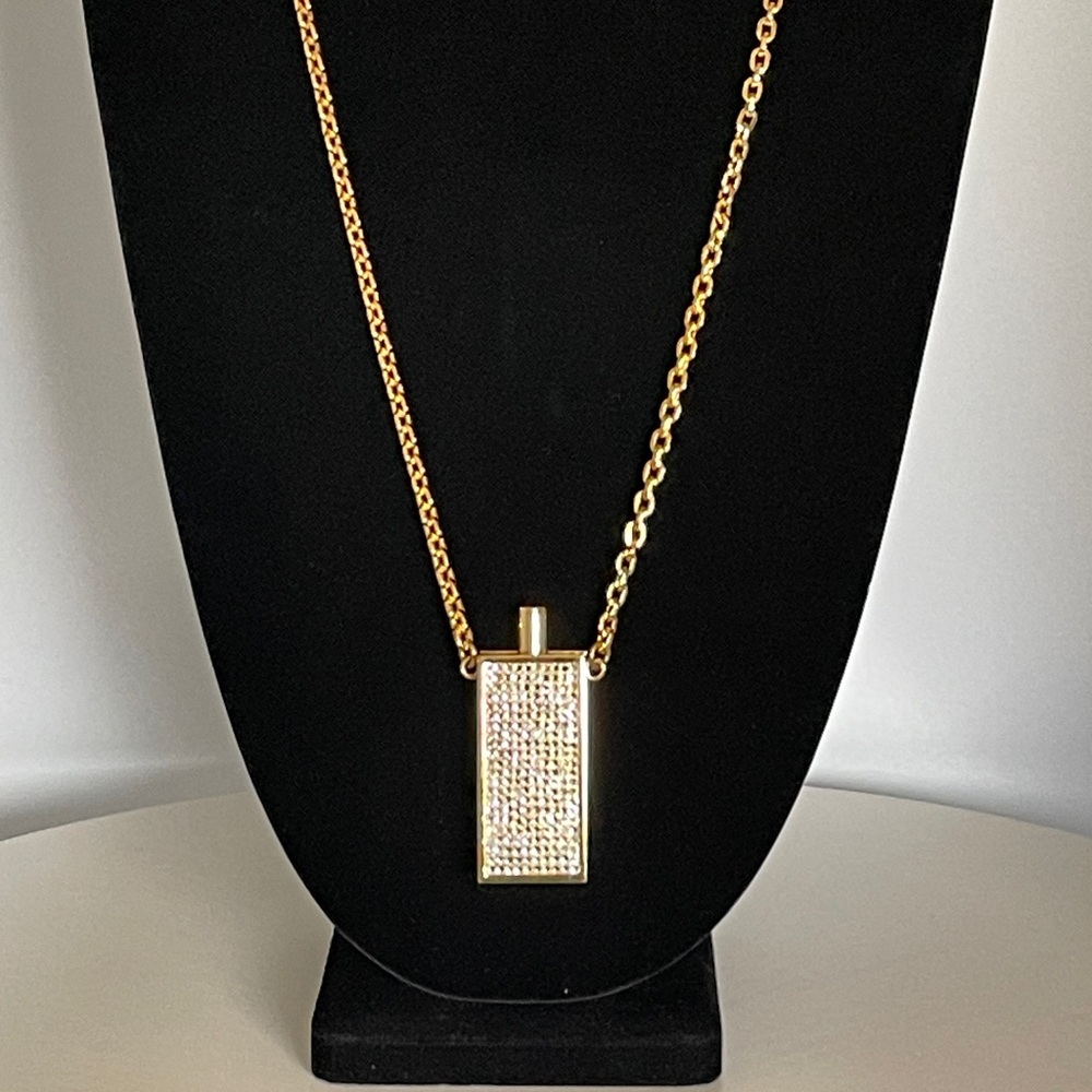 Vintage Judith Lieber perfume bottle Necklace - Picture 8 of 10